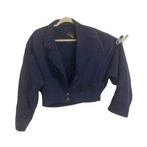 Carol Anderson Collection vintage 80s 90s cropped jacket size S streetwear retro